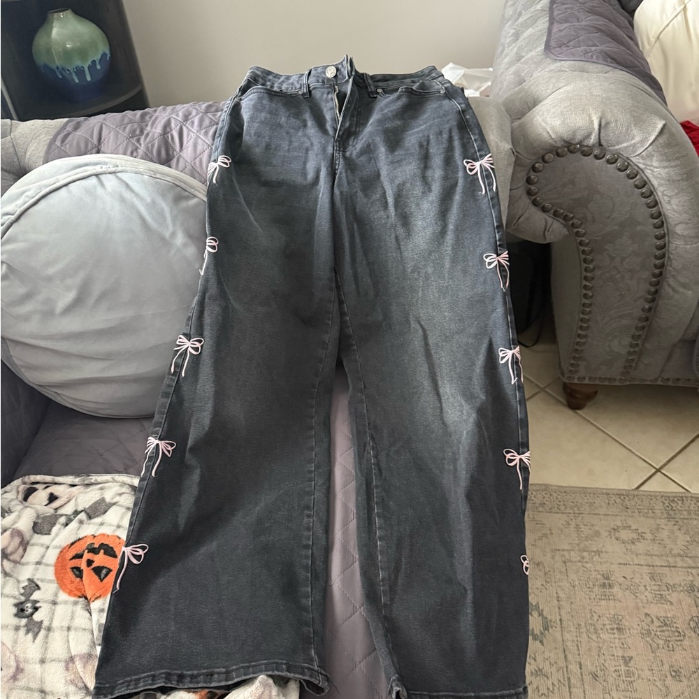 Madden Girl Black Denim Jeans